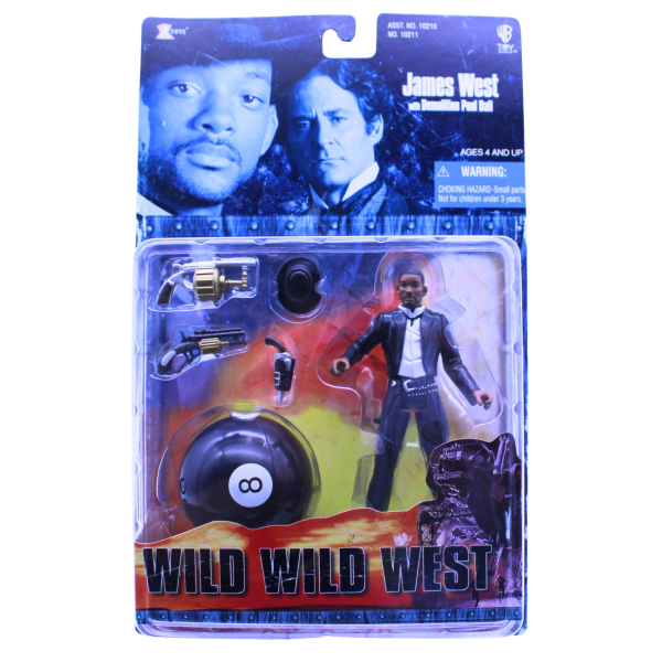 Wild Wild West James West Actionfigur (X-Toys 1999) | Demolition Pool Ball | OVP
